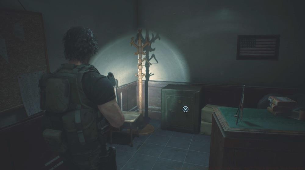 The safe in the West Office of the RPD also appears in Resident Evil 2 Remake. It requires the same code and houses the same Hip Pouch.